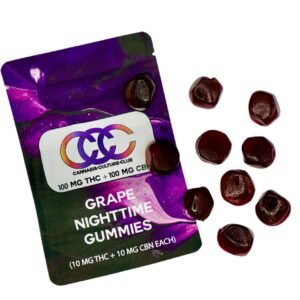 CCC Grape Nighttime Gummies 100mg THC/CBN